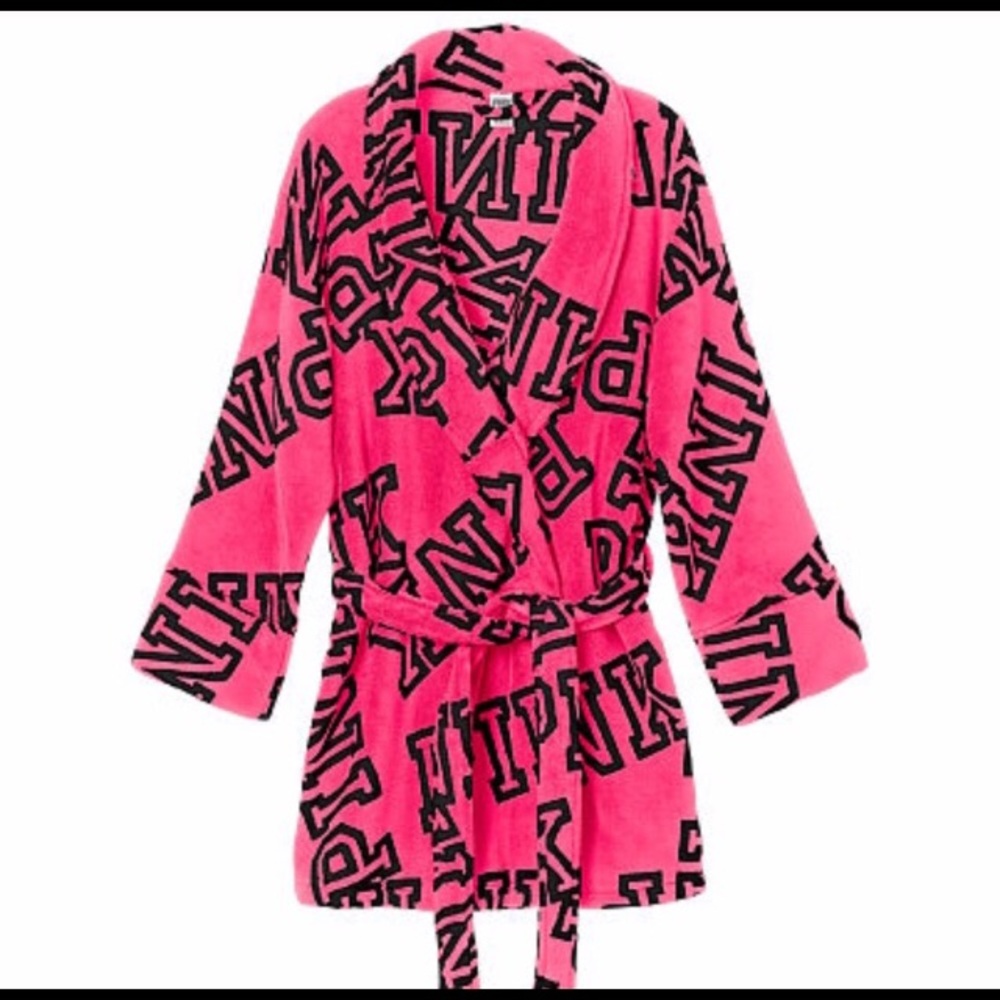 SOLD Vs pink robe & slippers